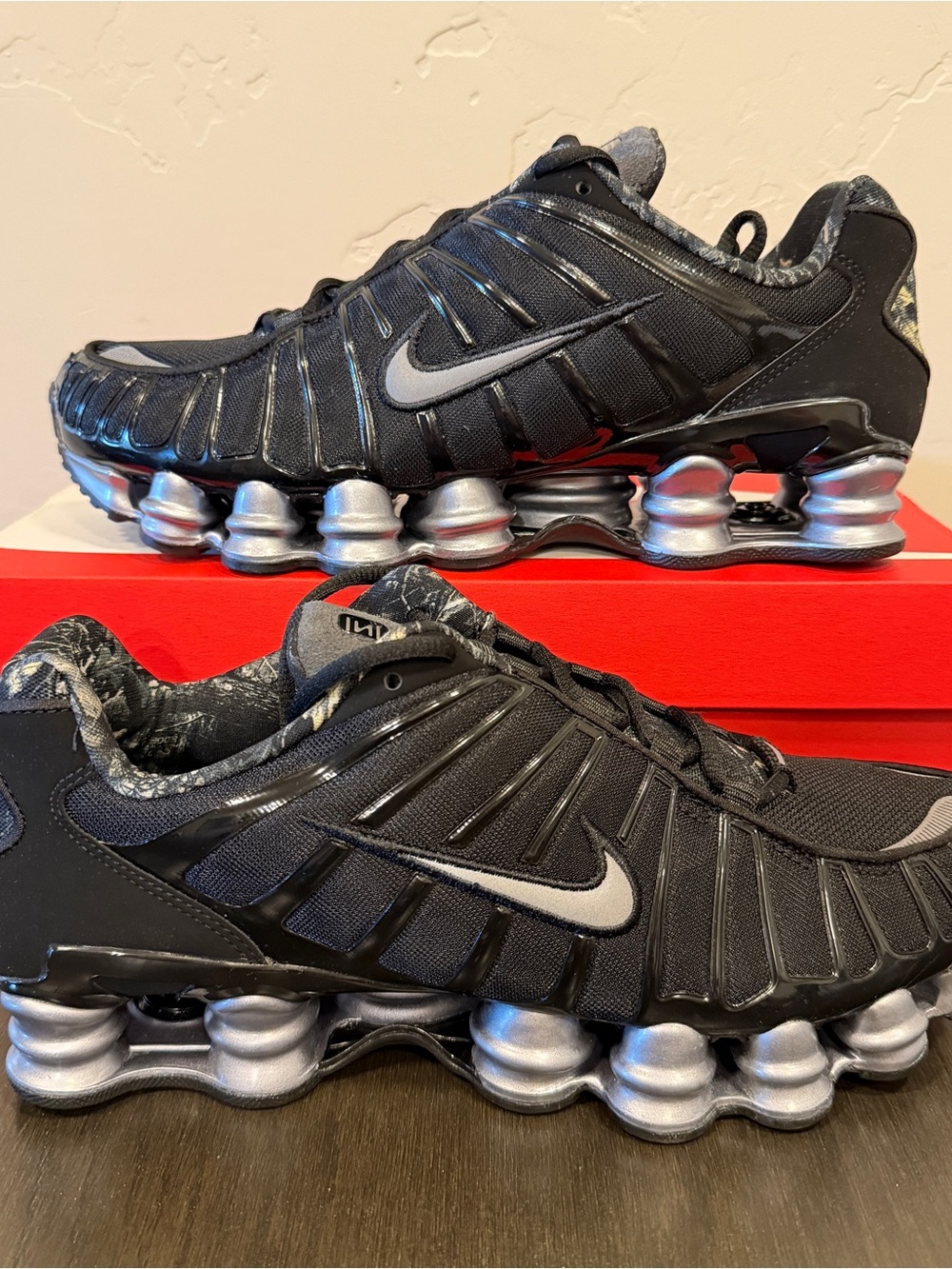 Nike Shox TL Black Realtree Edge Camo IQ0299-010 Men’s Size 10